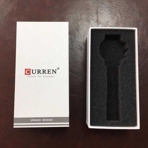 CURREN new watch box white square box white flat box gift watch box