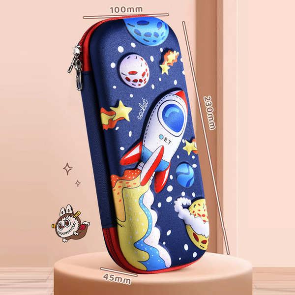 Cartoon capacious children's pencil case for students