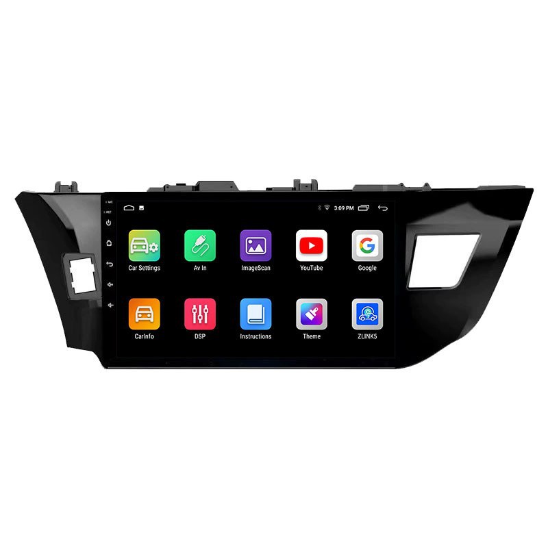 Suitable for 14-17 Toyota Ralink Android large screen Bluetooth navigation GPS reversing image Carplay 3