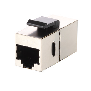 Category 6A Network Straight-Through Module 8P8C Shielded Rj45 Crystal Head Network Cable Connector Rohs Certified
