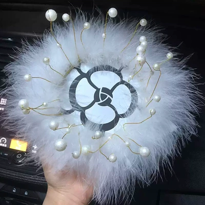 non-slip mat car instrument table: Anti-slip mat - camellia-fantasy-bubble-feather-non-slip-mat-white
