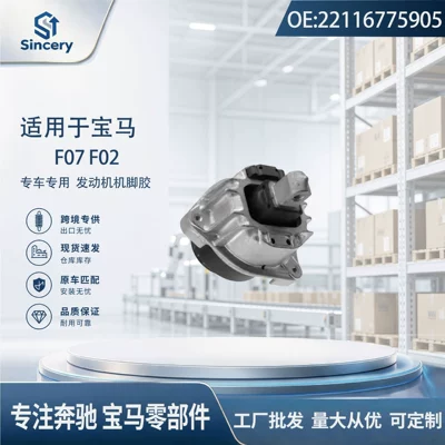 Suspension and Shock Absorber Systems F02 engine, engine mount