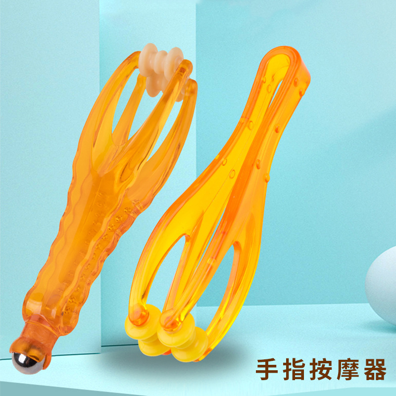 Hand joint roller type hand relief elastic massage clip mouse hand massager multifunctional finger massager