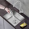 water tank Single groove Effort stainless steel Bar counter kitchen Trays trumpet Dishwasher Counter Basin wholesale