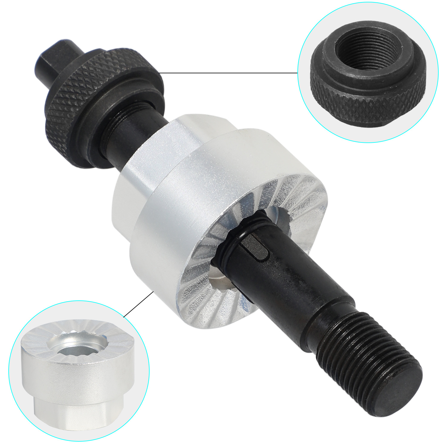 T10531曲轴皮带盘轮固定器拆装工具(增加配件) (5)