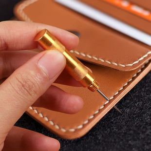 ♤ Small Portable Awl Straight Awl Pointed Awl Leather Awl Handmade DIY Awl Portable Shoe Awl
