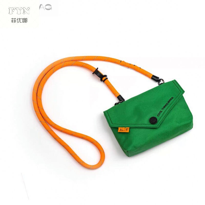 Nocoque Trendy Mini Crossbody Bag, One Rope, Versatile, Outdoor Nylon Bag, Niche Mobile Phone Bag