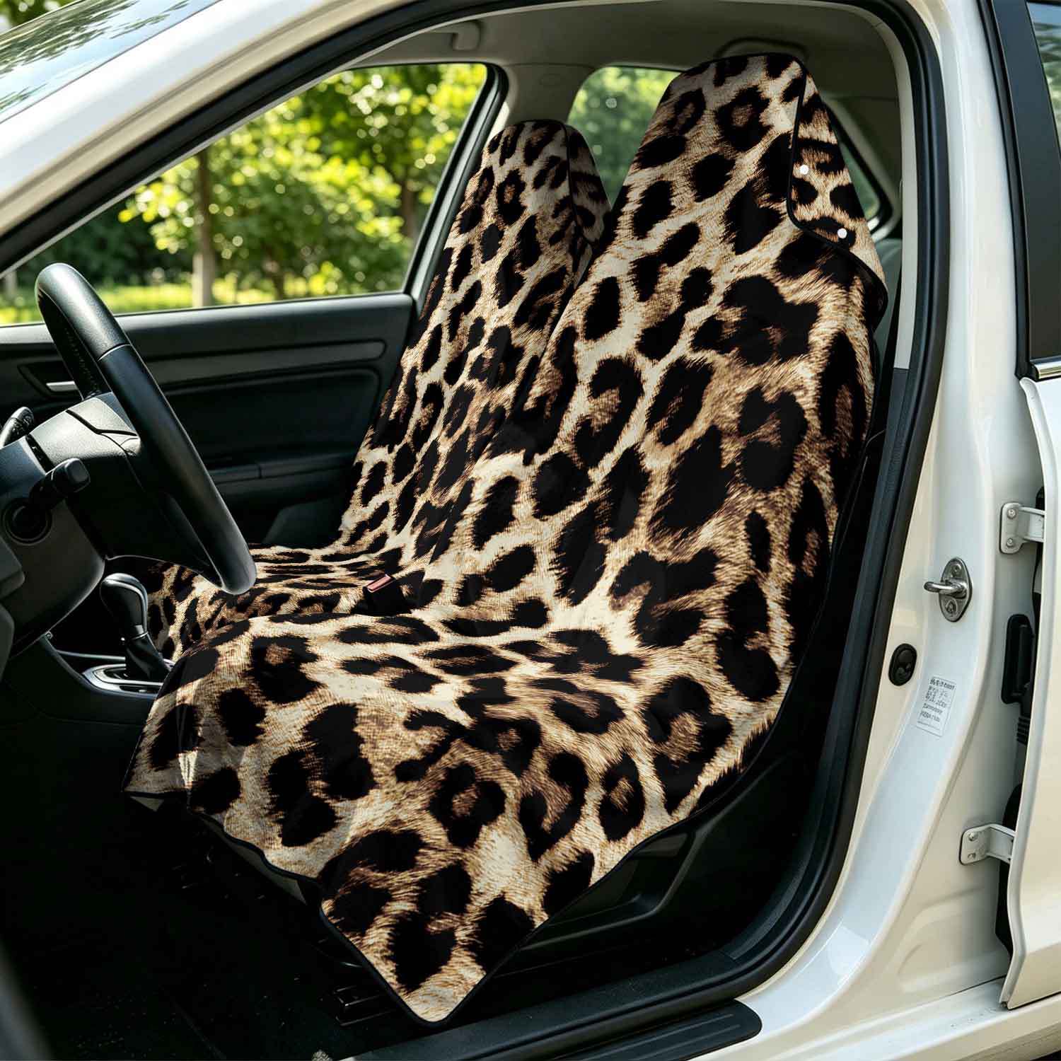 2-piece dual-use car seat cover, ultra-fine fiber, can be used as a beach towel, printed car protective seat cover 13