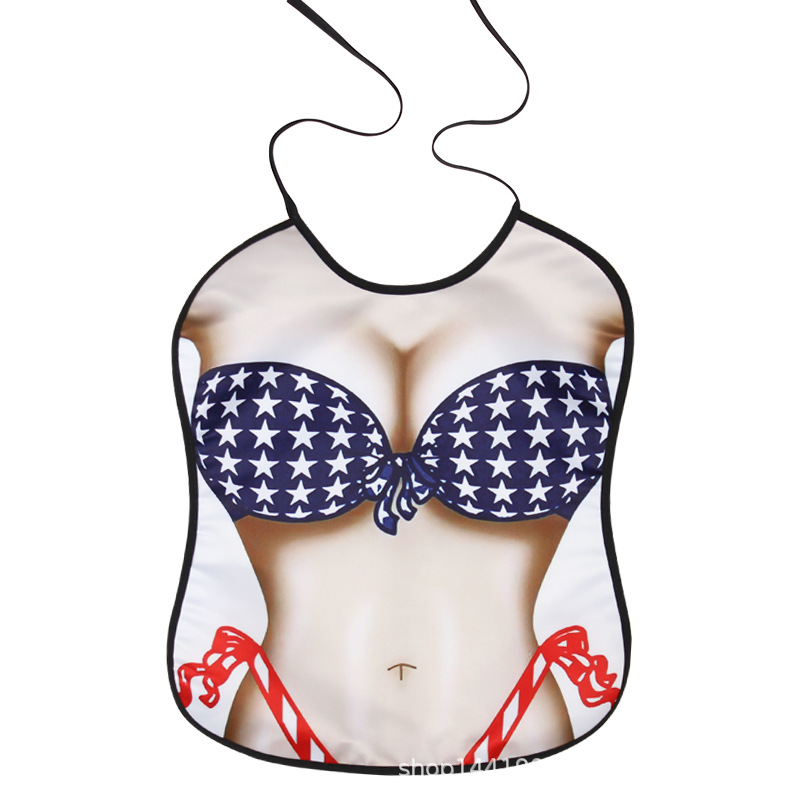 Fabricante en stock suministro adulto babero personalidad creativa divertido Reunión Anual partido spoof props olla caliente tienda invitado