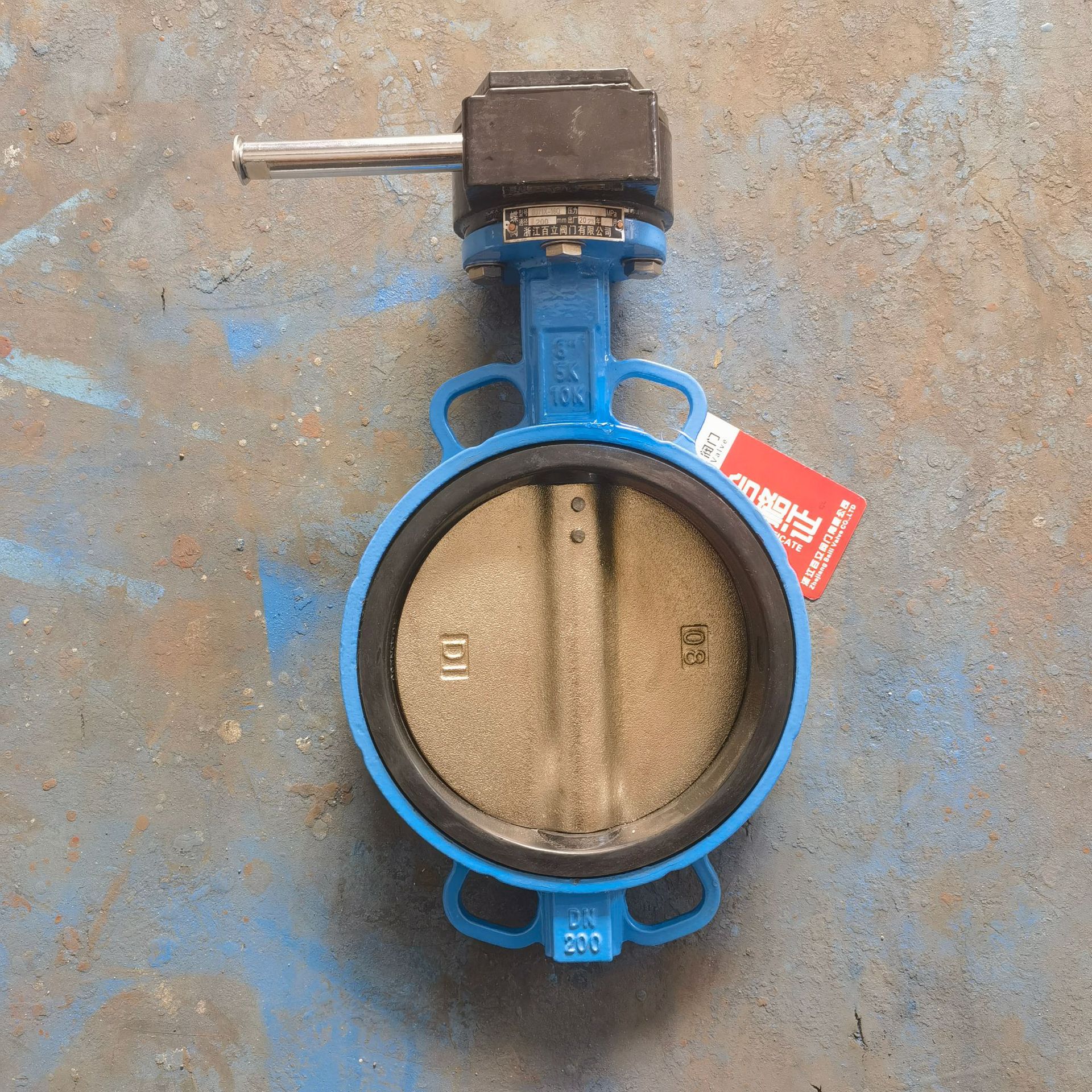 【厂家直供】对夹式软密封衬胶中线蝶阀D371X-10Q   DN800 DN1000