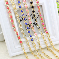 Chifoo 2020 Women's Spring and Summer Dress with Pearl Belt, Versatile Metal Hooks, Slim Waist Chain, Multicolor