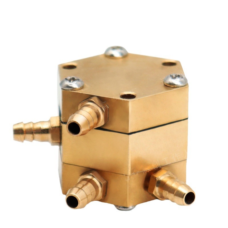 Silla dental Dental válvula de presión hexagonal Válvula de control de válvula de control de Junta Única accesorios de válvula de presión cuadrada