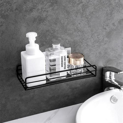 Bathroom storage rack without punching, bathroom storage rack, iron multi-functional wall strip rack, kitchen toiletries