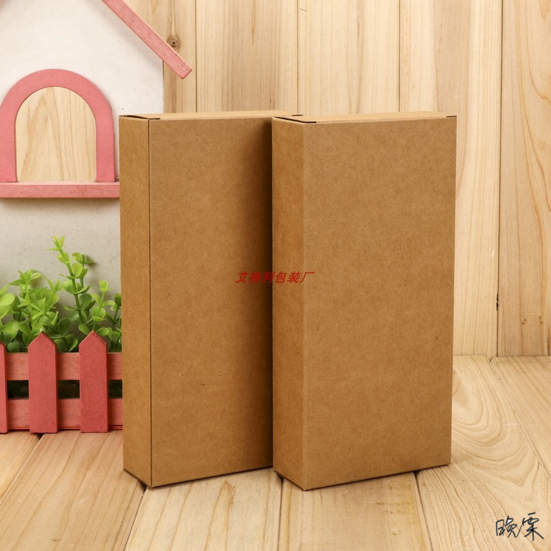 艾条包装盒10条装纸盒空白通用牛皮纸盒10支装手工艾条艾灸盒