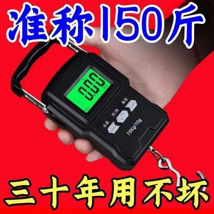 High-Precision Portable Electronic Scale for Home Use, Small Spring Mini Handheld Fish Scale with Compact Hanging Hook