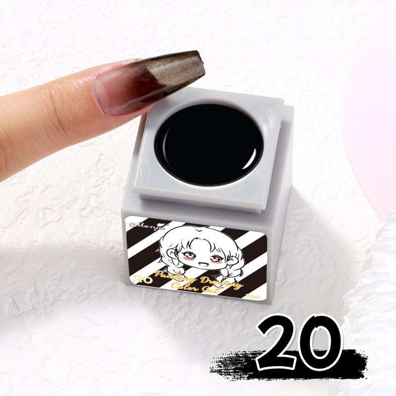 20 #8ml pegamento pintado desechable de secado rápido (botella de bloque de construcción)