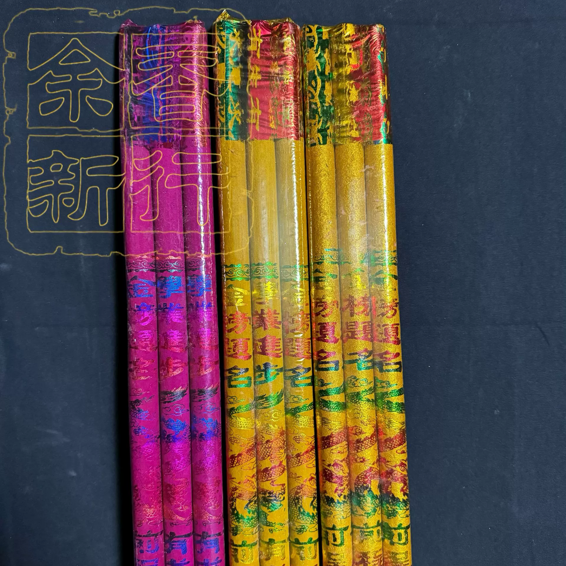 Цветной штампованный благовоний 1 метр 25 мм Buddhist incense производитель оптовая продажа штампованный благовоний показывающий символы благовоний поклонения Будде