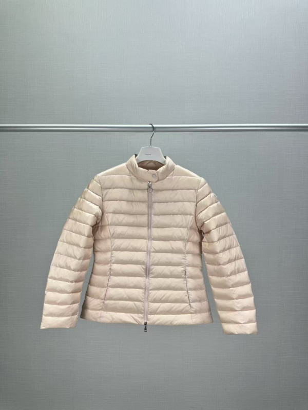 蒙家25ss M家新款Igelle短款收腰简约立领拉链闭合修身羽绒服外套|undefined