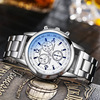 Men's watch, fashionable steel belt, quartz watches, swiss watch, Birthday gift, wholesale