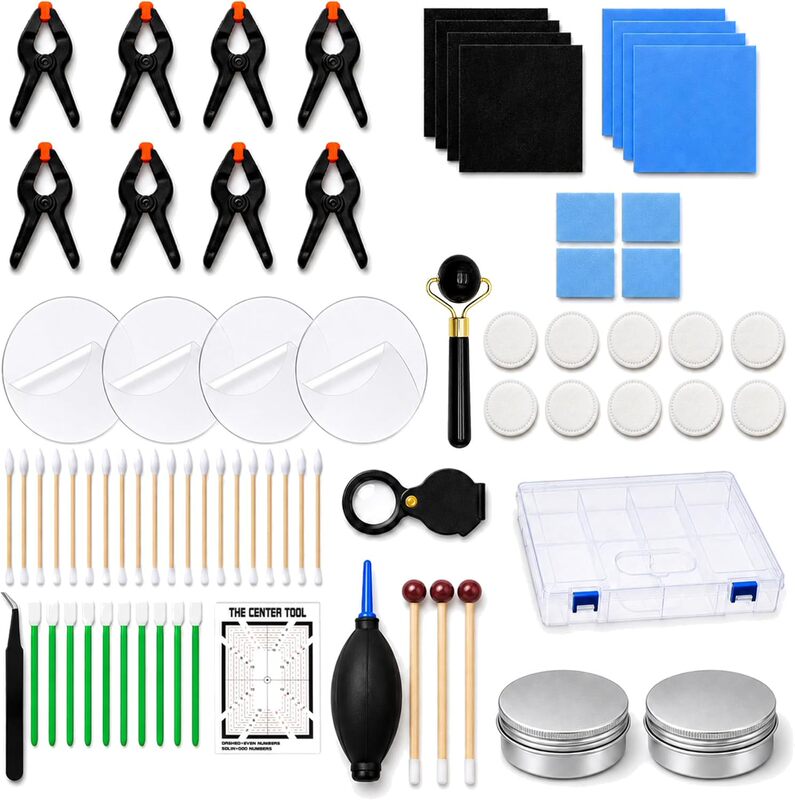 Card Care and Cleaning Kit Led Magnifying Glass and Card Grading Focusing Tool Suitable for Grading Card Care Card Care and Cleaning Kit Led Magnifying Glass and Card Grading Focusing Tool Suitable for Grading Card Care