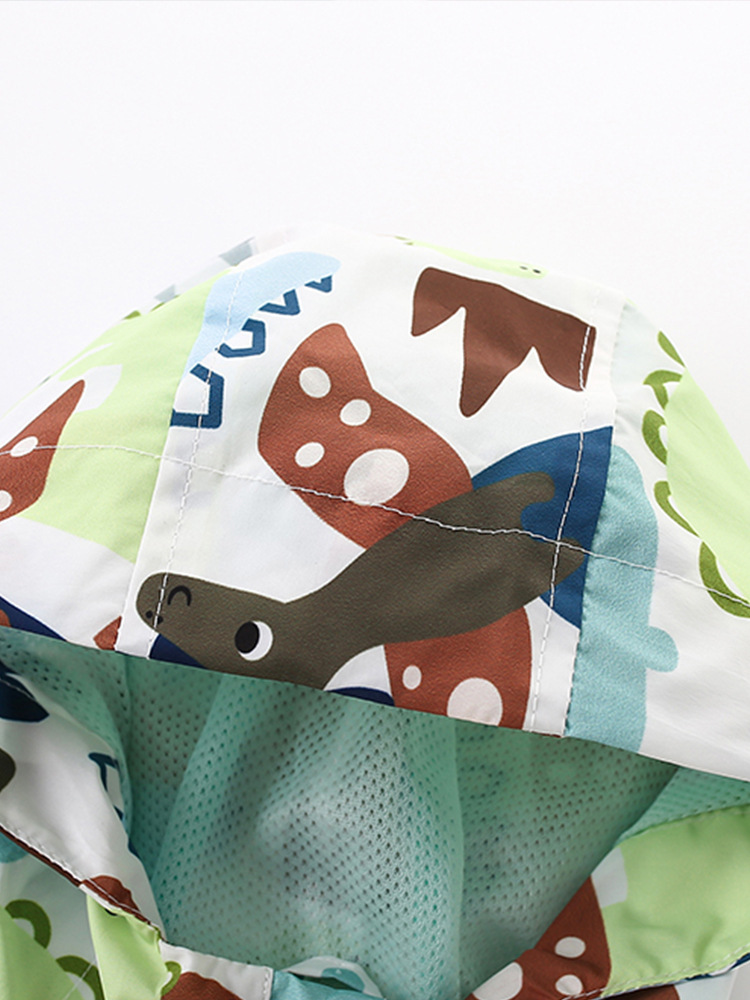Malwee chaqueta de niño otoño y invierno nuevo estilo de niños europeos y estadounidenses guapo niño con sombrero de manga larga bata para niños