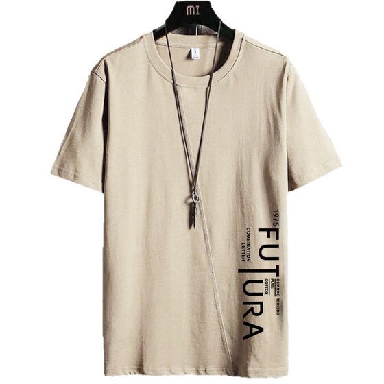 2024 Summer European and American Men's ShorT-sleeved T-shirTs ExporT Men's CabineT T-shirTs ShorT-sleeved Cross-border CloThing Round Neck Tops