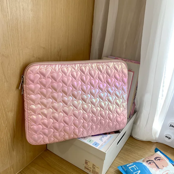 New Korean-Style Ins Embroidered Fashion Trendy Tablet Bag 11/ 13inch iPad Laptop Storage Inner Bag