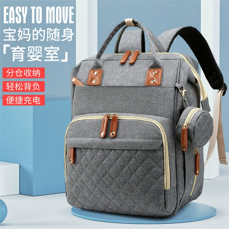 Модная вышивка Baoma удобна с детской сумкой Портативная Детская сумка для беременных Фабрика большой емкости бутылка Пеленки Мумия сумка