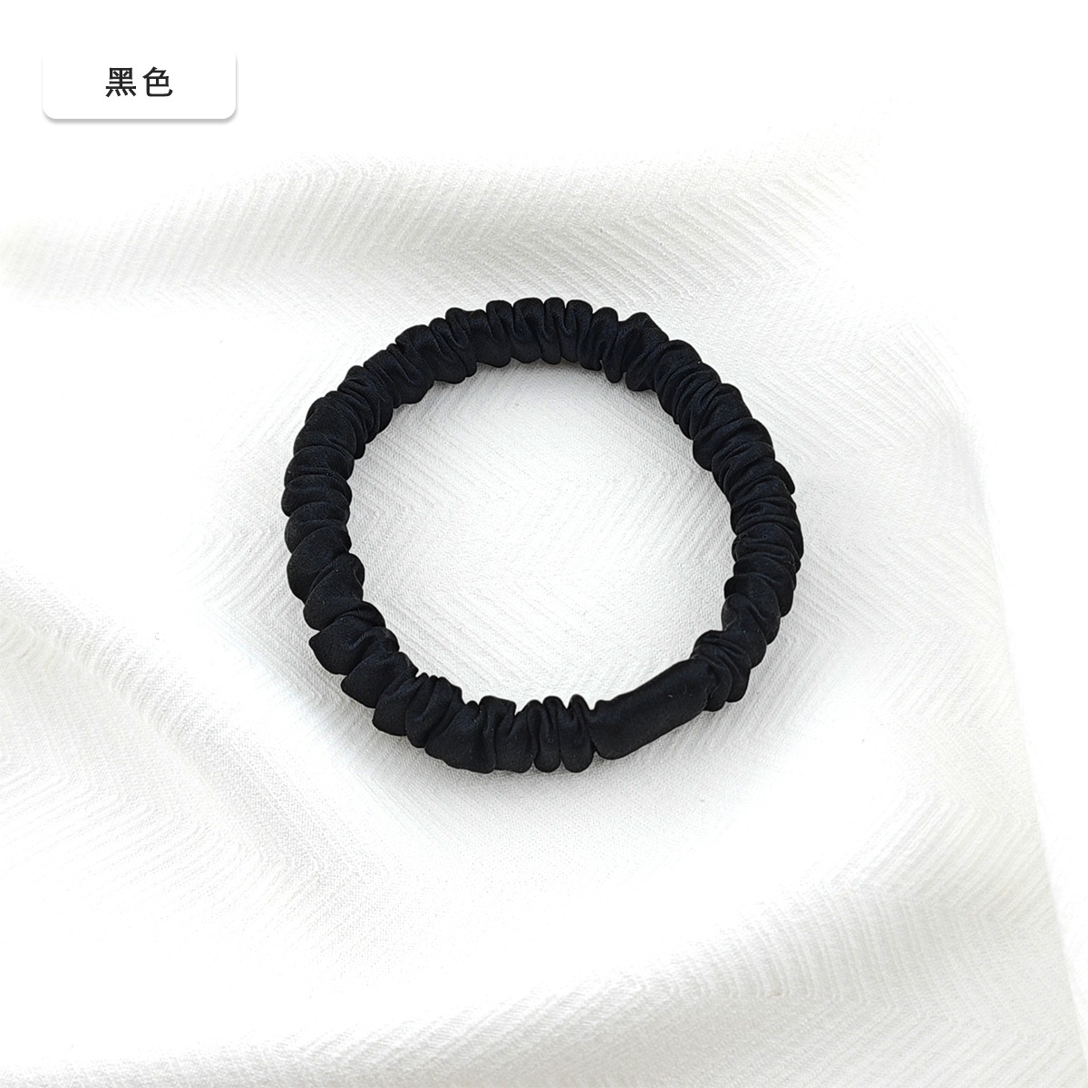 19 mm mm 1 cm anillo de cabello de seda 100% anillo de cabello de seda pequeño tocado de cabello de cuerda de seda de alta calidad anillo de cabello de intestino delgado