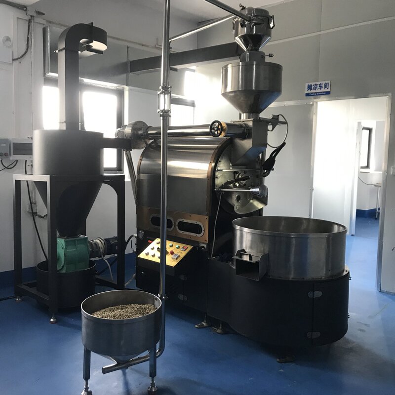 Yue Dingfeng easy-to-use coffee baking machine 15kg/stainless steel baking inner pot double-layer stirring blade