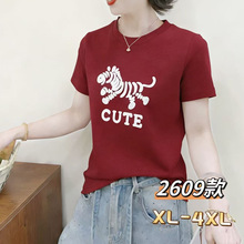 2026夏季跨境爆款套装女式印花帅气套装港风潮流休闲运动半袖宽松