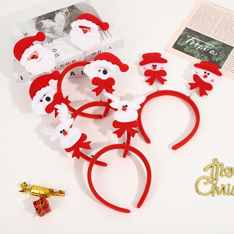 Christmas headband headband accessories Christmas party props children's headband Christmas gift headband headband