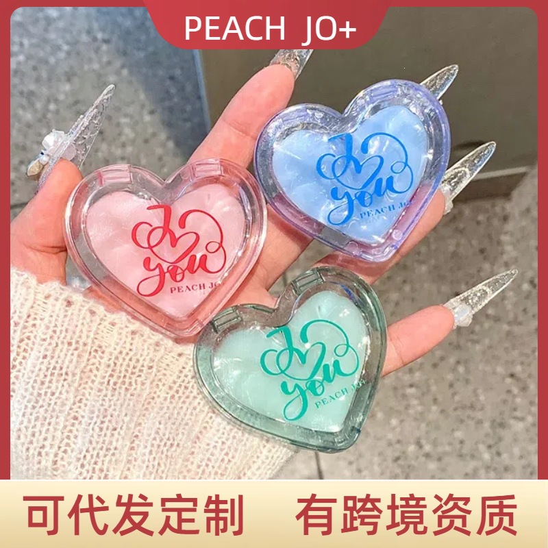 PEACH JO+桃作倾心爱心固体香膏香水香体膏持久留香清新淡香跨境
