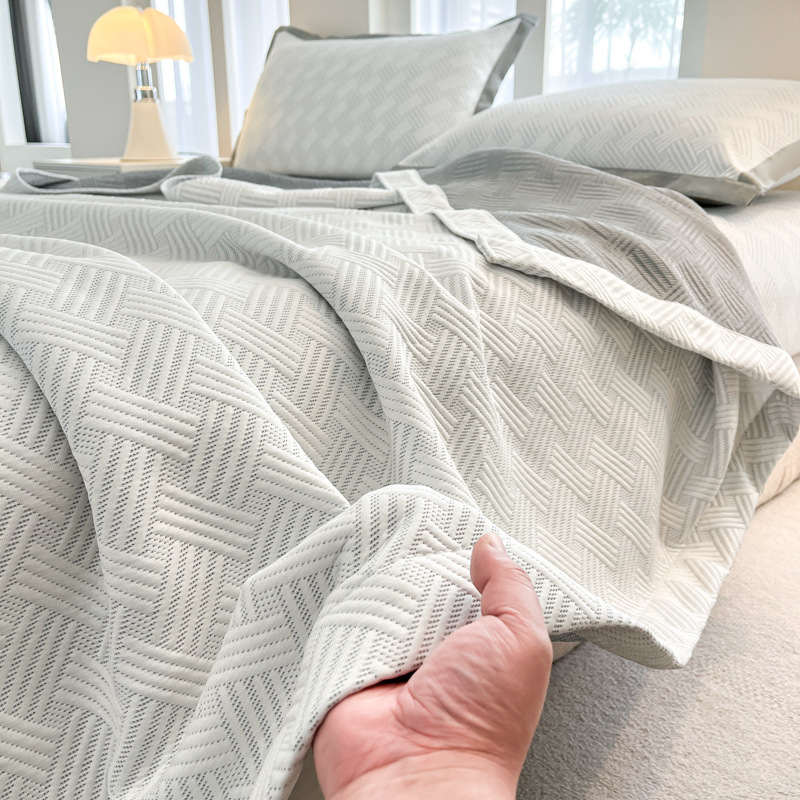 Sombrilla de cama de edredón de verano fría pero no helada/funda de almohada de asiento suave