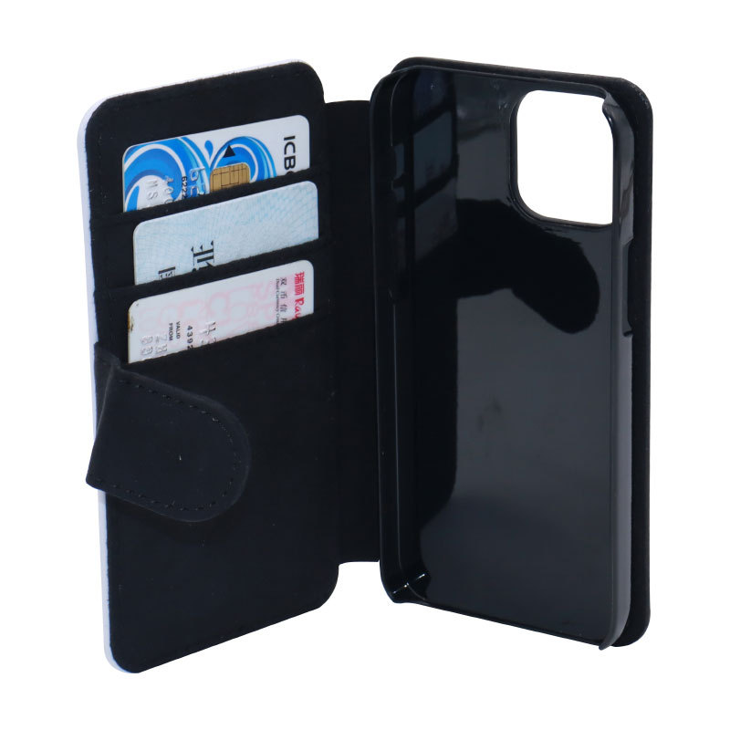 Geeignet für iPhone 13 Transferdruck Leder Wärmesublimation Telefon Schutzhülle, blank DIY_voghion.com