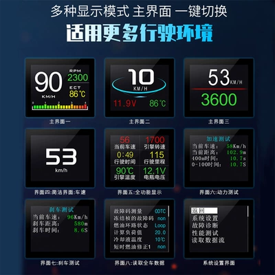 P10 Car Hud Head-Up Vehicle HUD