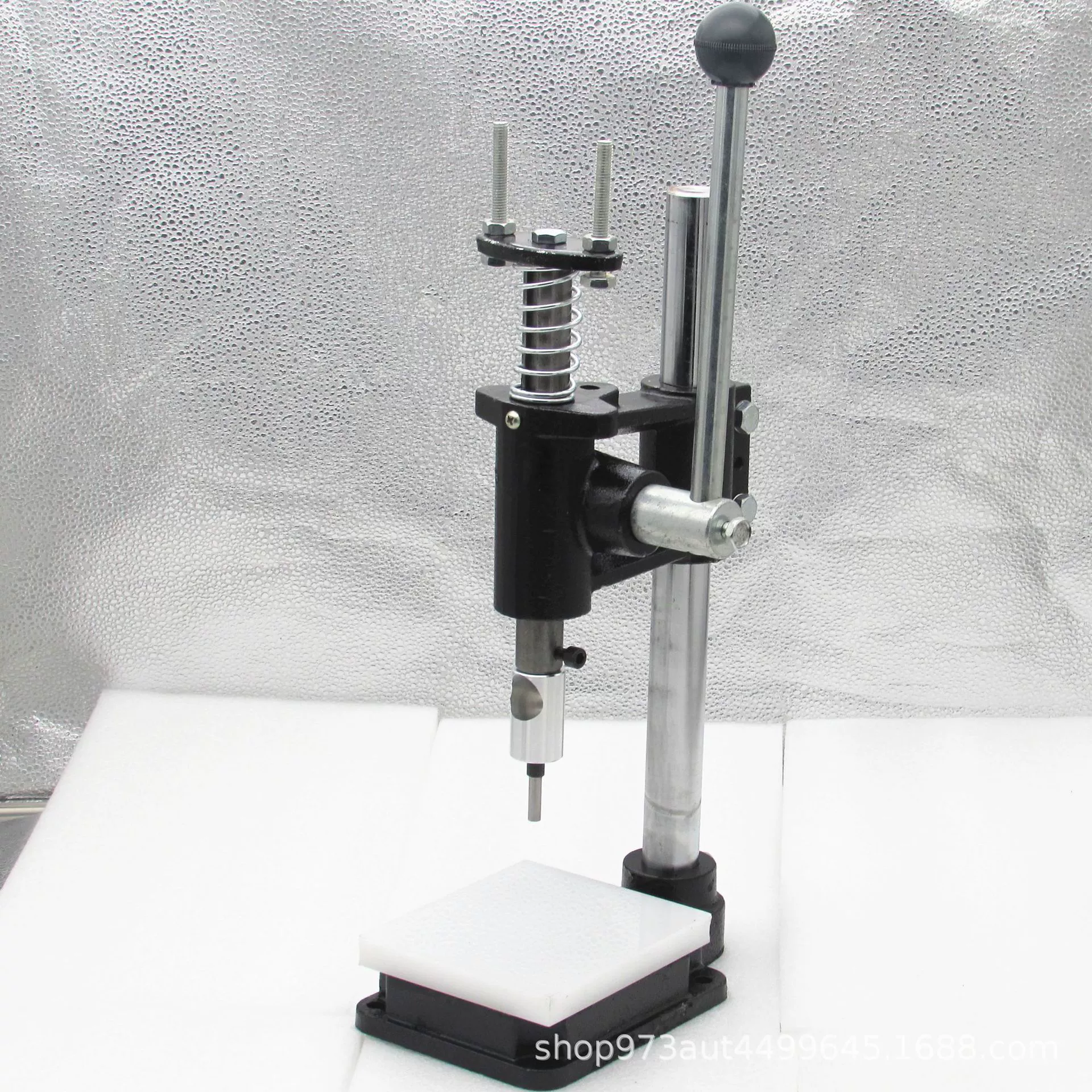 Cloth, plastic hole puncher, drill