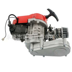 2 taktlı mühərrik yığımı mini motosiklet ATV47cc49cc qırmızı starter