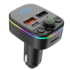 車の Bluetooth MP3 プレーヤーハンズフリー通話カード再生車の FM トランスミッター車の携帯電話充電器