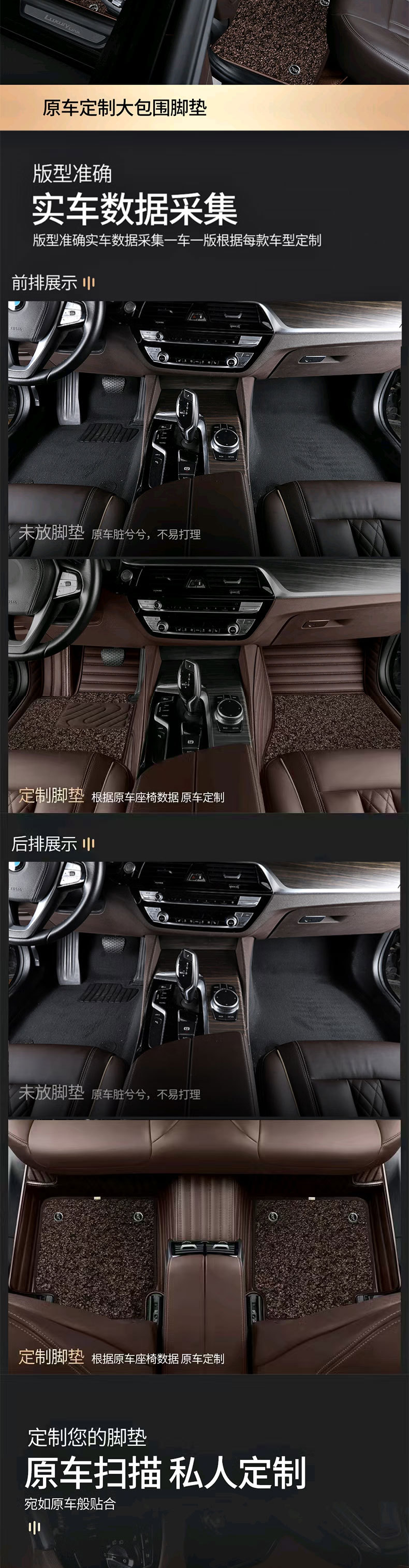 Car Floor Mats, Special Car Mats, Double-Layer Fully Surrounded Floor Mats, Dirt-Resistant and Wear-Resistant, Car Floor Mats, Customized by Manufacturers