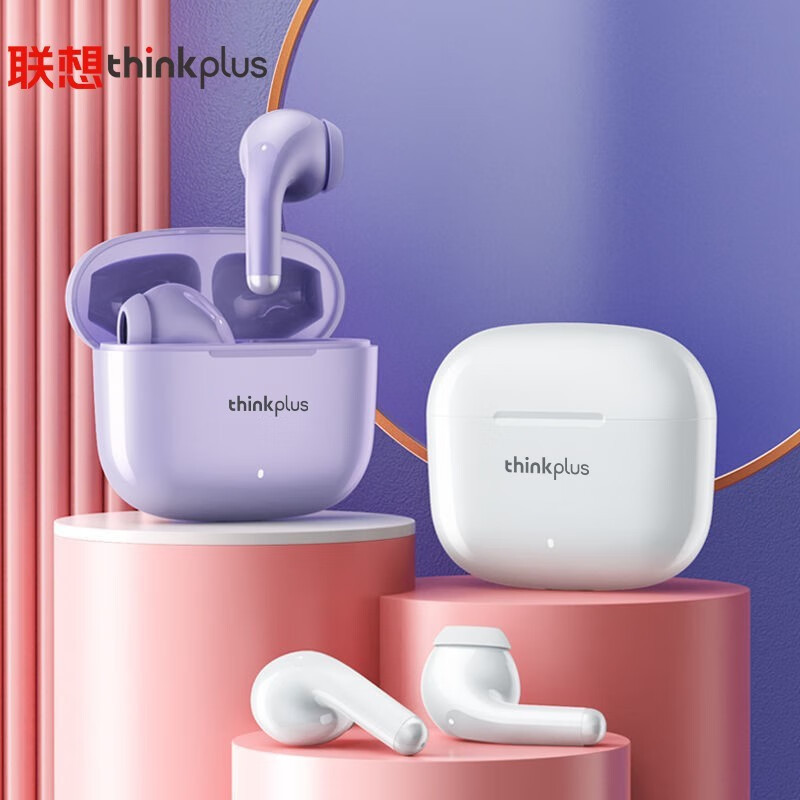 Lenovo Bluetooth Headset Lp40Pro In-Ear Long-Lasting Smart Noise-Canceling Stereo Lenovo Wireless Headset