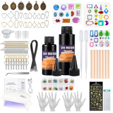 厂家OEM跨境定制紫外线uv胶高透低气味无影胶手工diy饰品材料套装