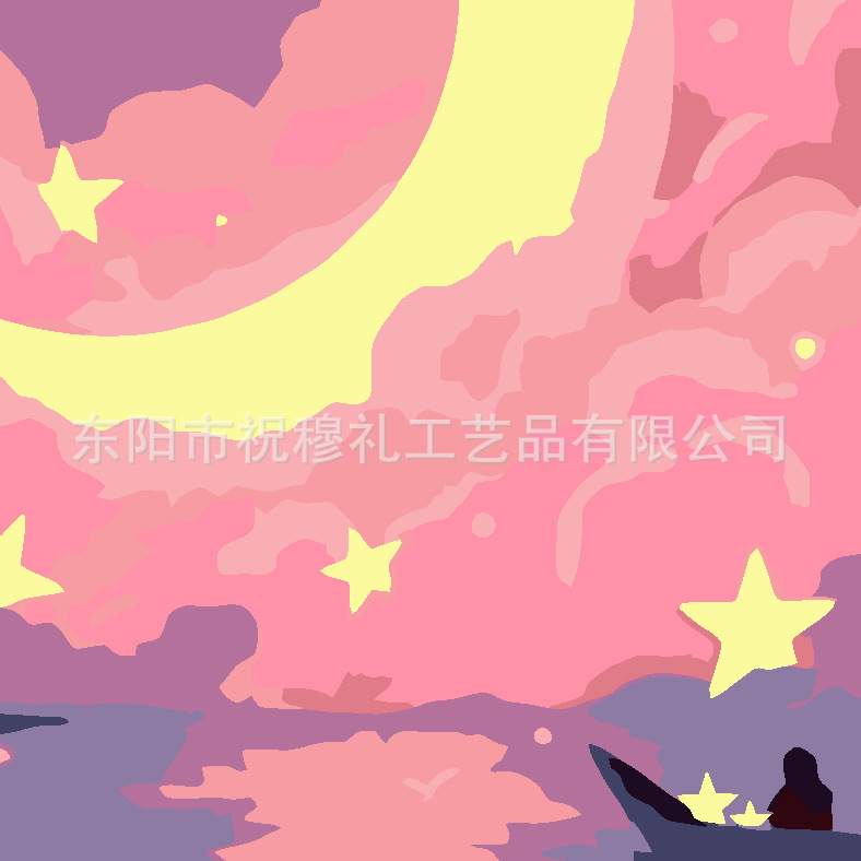 DIY digital pintura al óleo tulipán hecho a mano paisaje color pintura estudiante niños educativos color pintura relleno pintura al por mayor