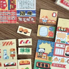昔ながらの引き裂けるメモ帳、ハンドブック、オリジナルメモ用紙、厚紙メッセージブック、ワカワカ