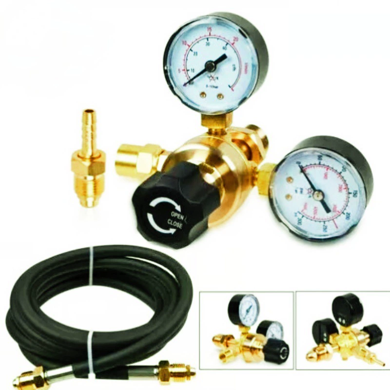 Полностью медный экспортный Редуктор Давления Аргона CGA580 счетчик газа для аргонодуговой сварки с воздушной трубой счетчик газа аргона