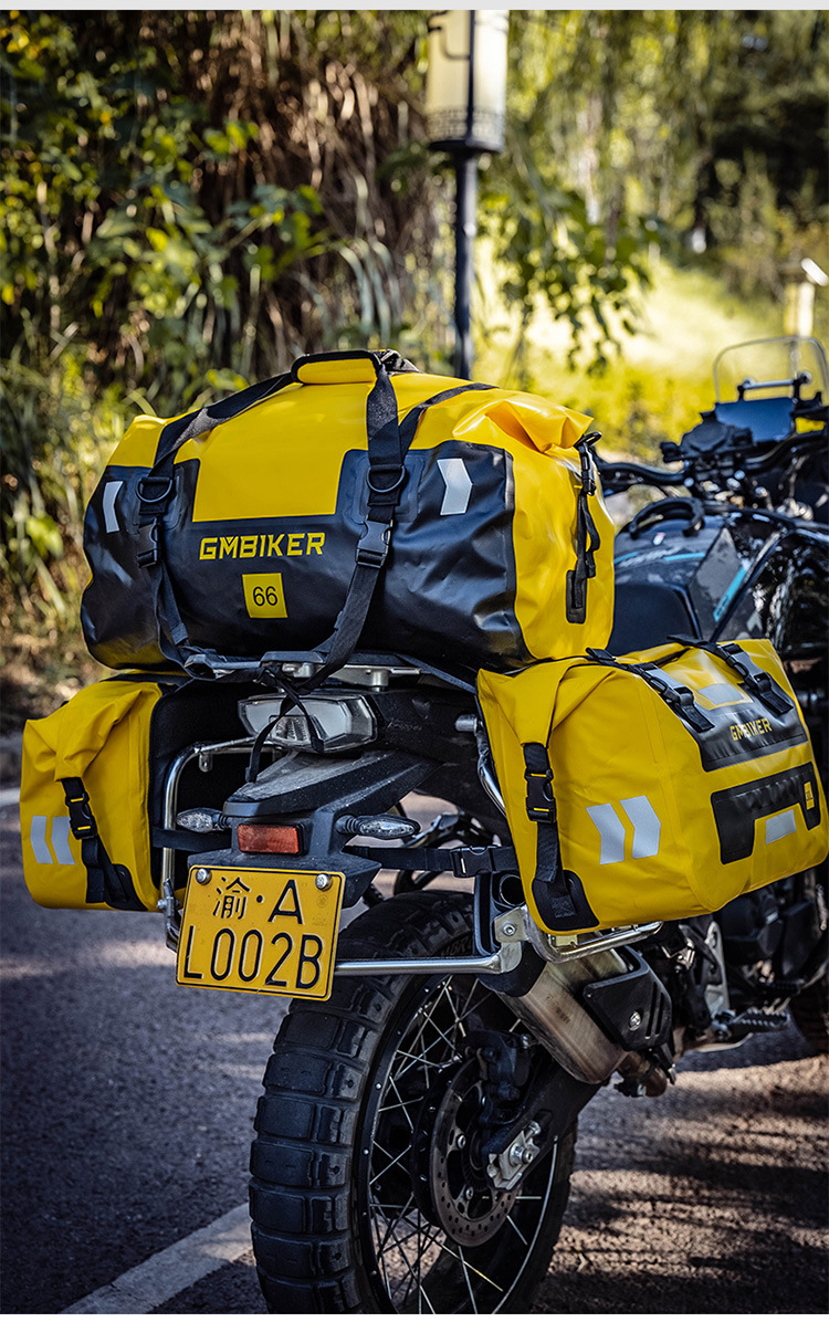 Motorcycle Outdoor Off-road Long-distance Riding Large Capacity Side Bag Side Storage Waterproof Bag Storage Back Side Bag