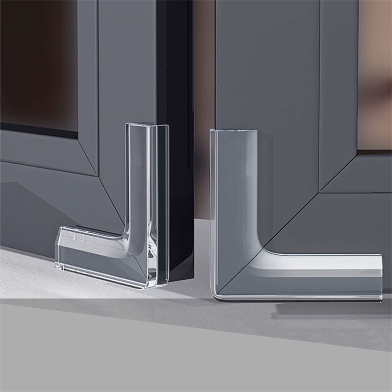 Разбитые мосты алюминиевые окна, защищенные от столкновения, угловые углы, противоударные углы, силиконовые окна, открывающиеся внутри, все включено, острые угловые защитные чехлы безопасности угловые наклейки