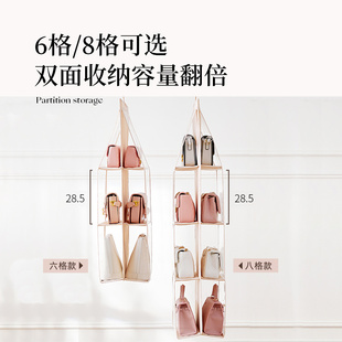 Bag Storage Wholesale Wardrobe Dormitory Bag Storage Rack Hanging Household Double-Sided Bag Finishing Door Hanging Bag