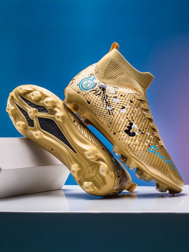 Zapatos de fútbol de alto nivel transfronterizos para niños y niñas, zapatos de entrenamiento para adultos, TF, zapatos de entrenamiento de clavos transpirables, zapatos deportivos profesionales antideslizantes