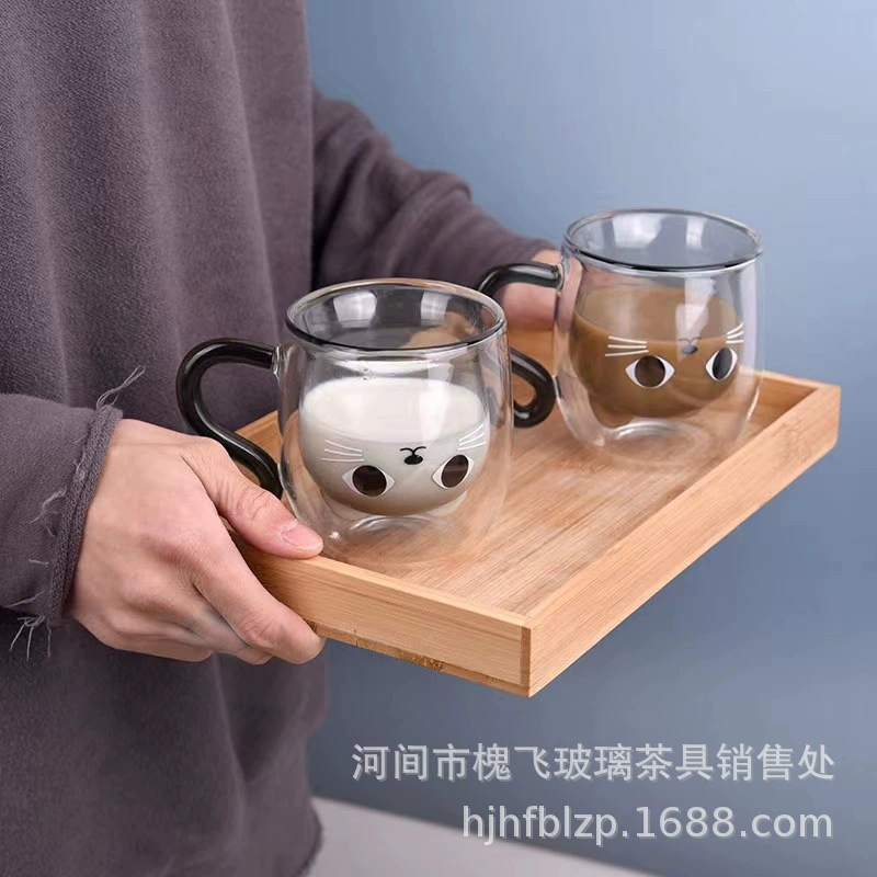 Креативная кошечка чашка мультфильм водяная чашка котик милый креативная кофейная чашка свободная кружка пара кота